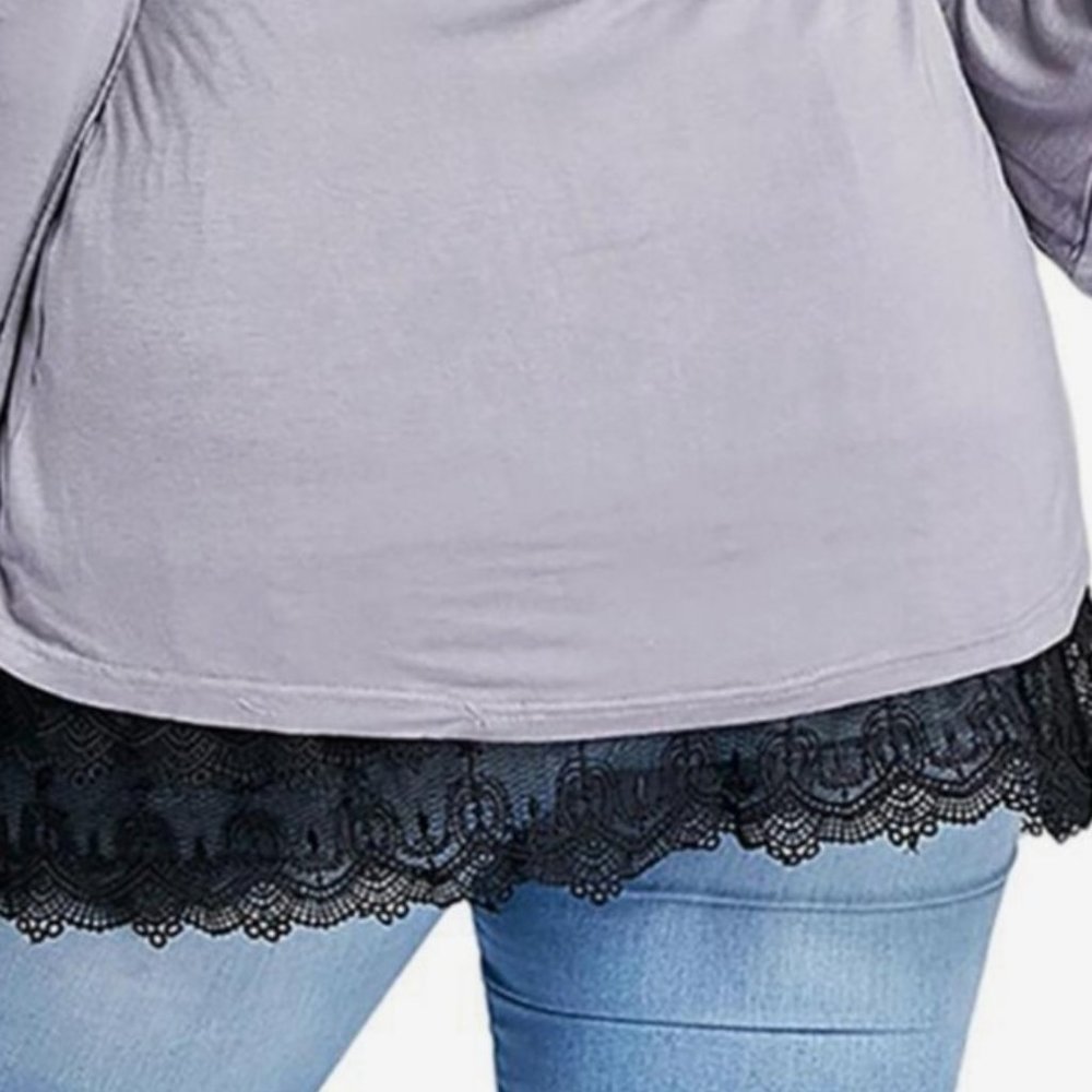 Talos Plus Size Mini Skirt Blouse Extender